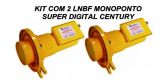 Kit com 2 LNBF monoponto Century super digital