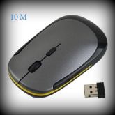 Mouse Sem Fio 2.4 Ghz Slim, Alcance 10 Mts.